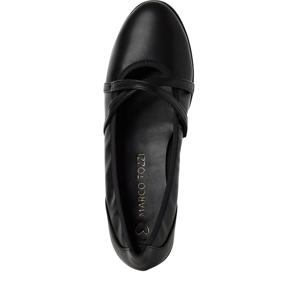 Marco Tozzi Strap Pump Black