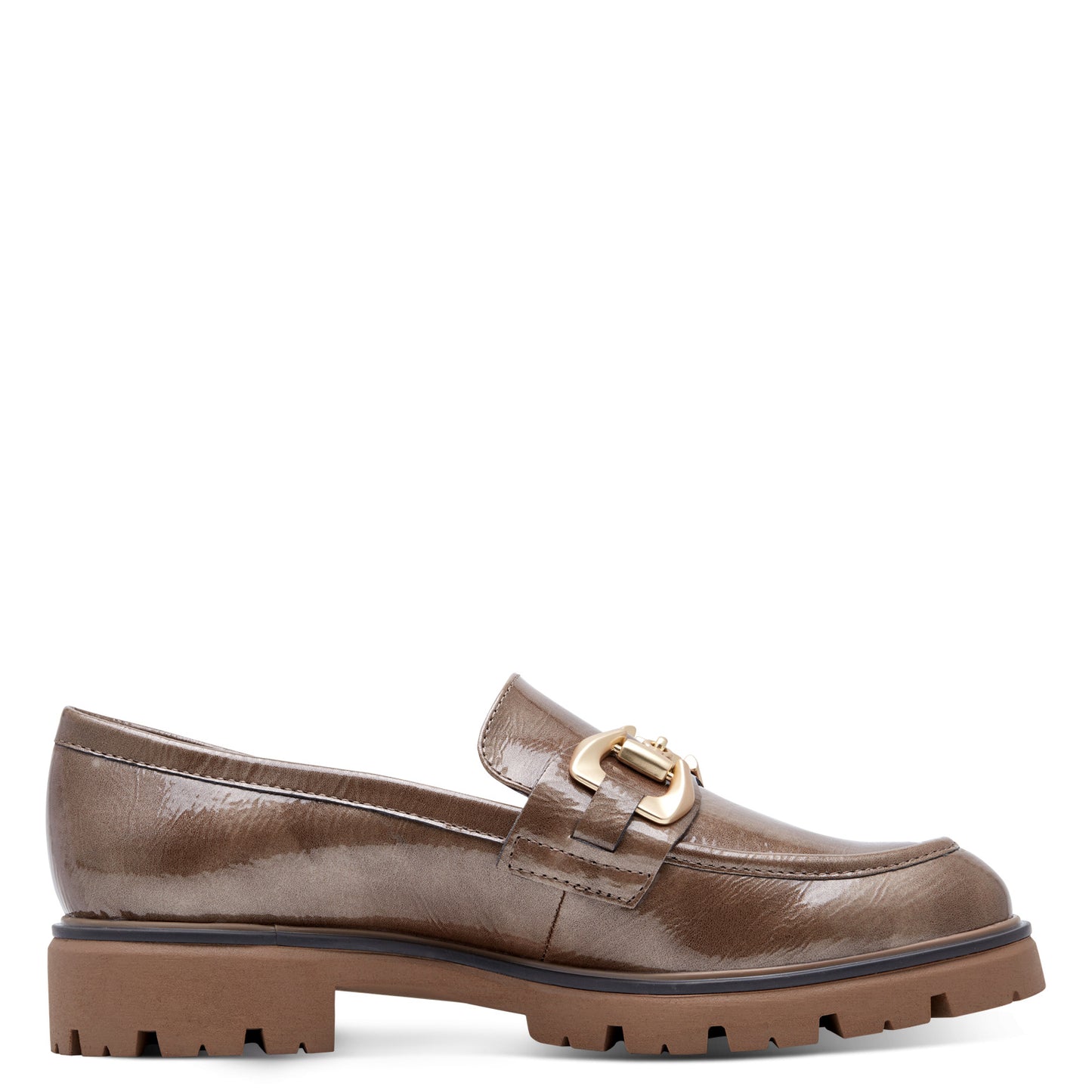 Marco Tozzi Loafer Taupe Patent