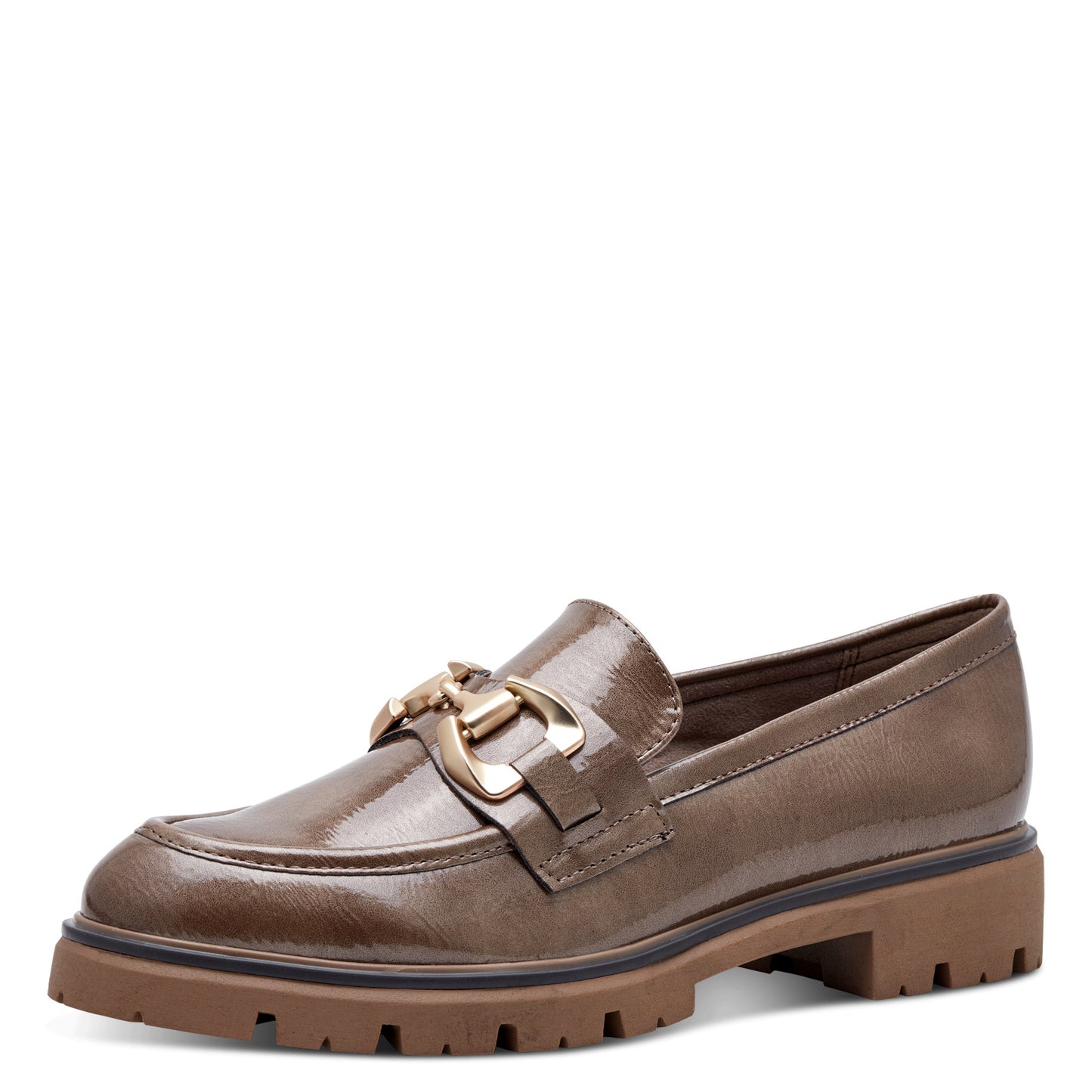 Marco Tozzi Loafer Taupe Patent