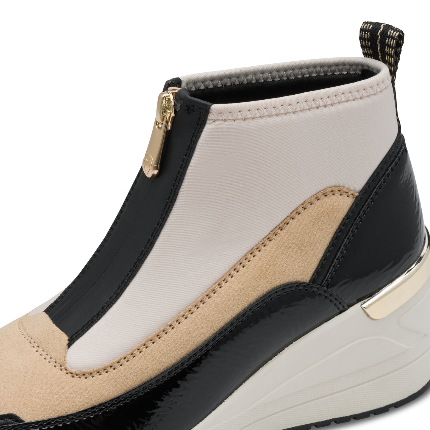 Marco Tozzi Zip Bootie Cream