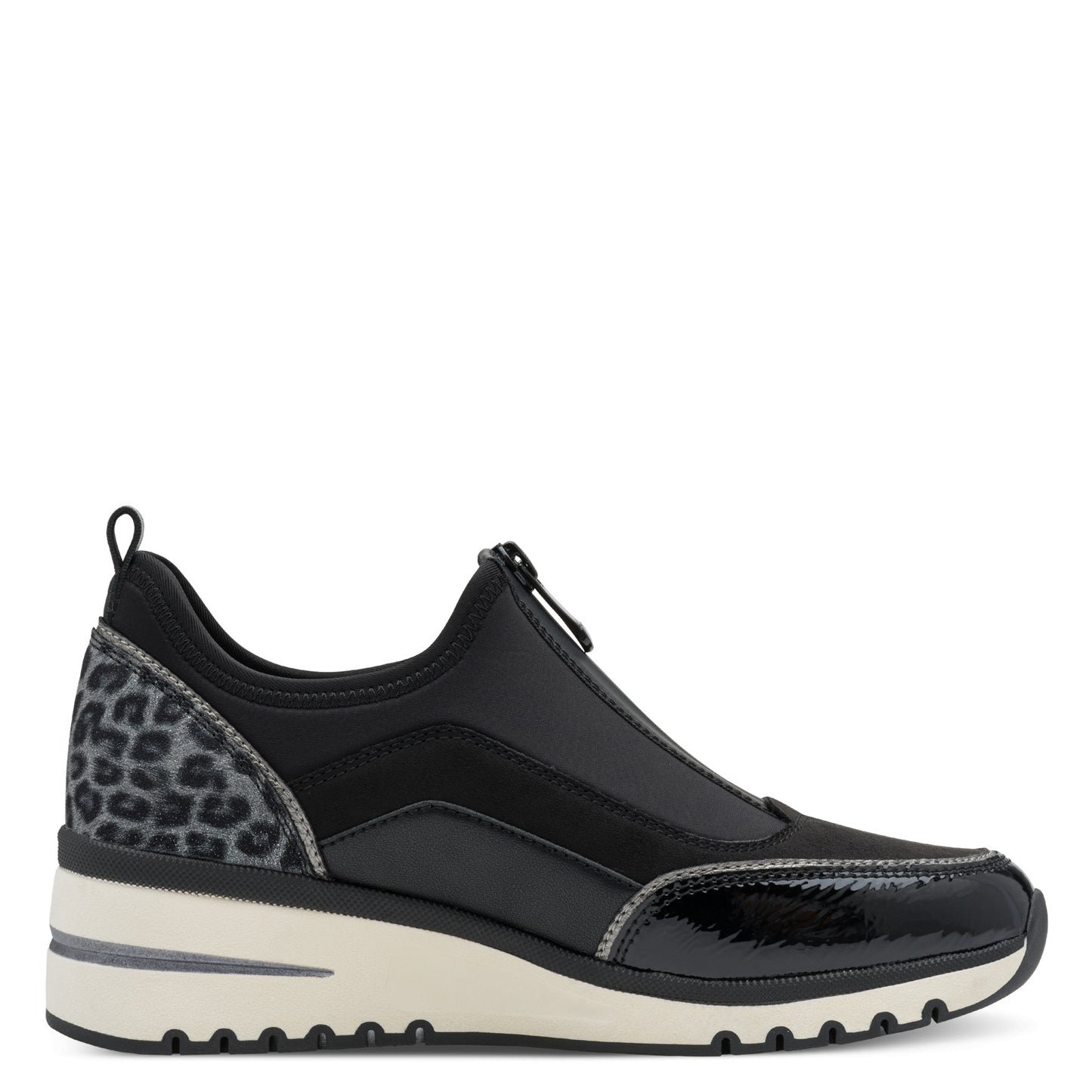 Marco Tozzi Wedge Trainer Black