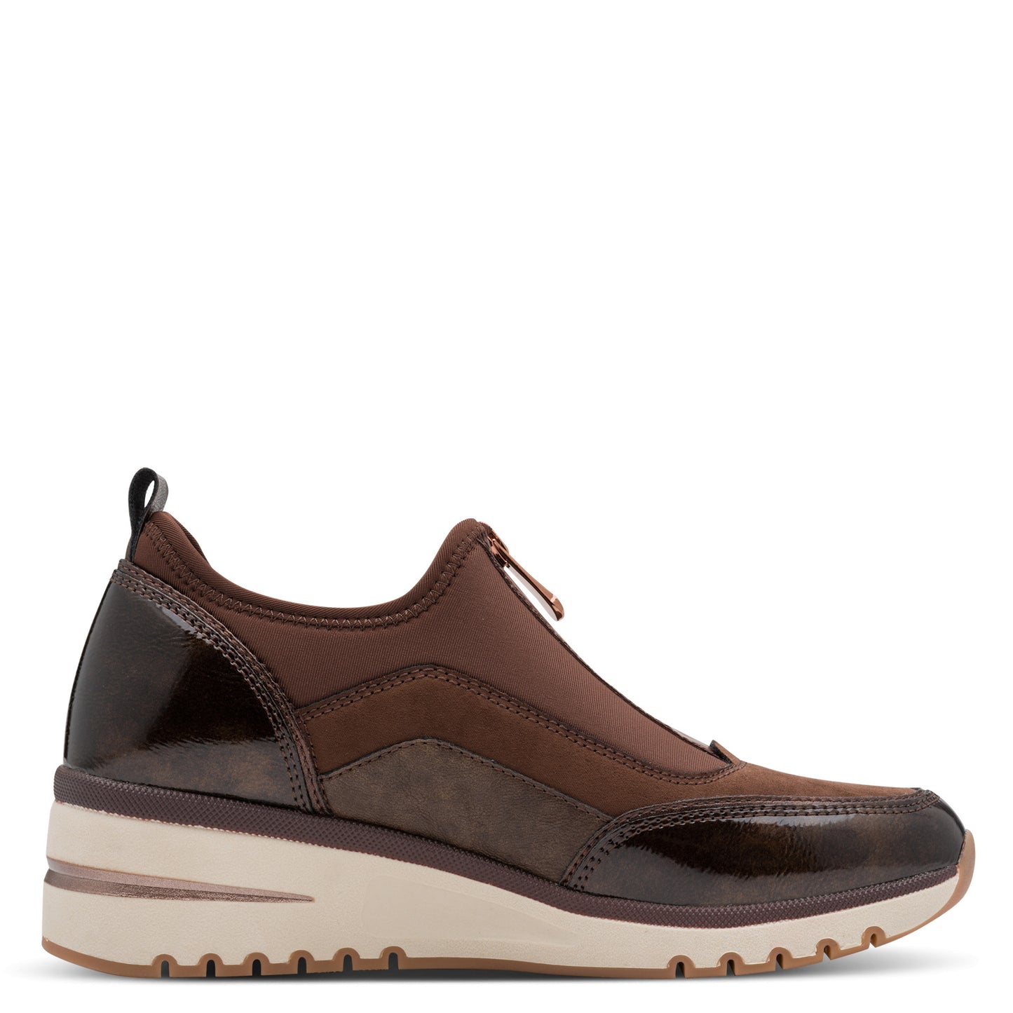 Marco Tozzi Wedge Trainer Chocolate