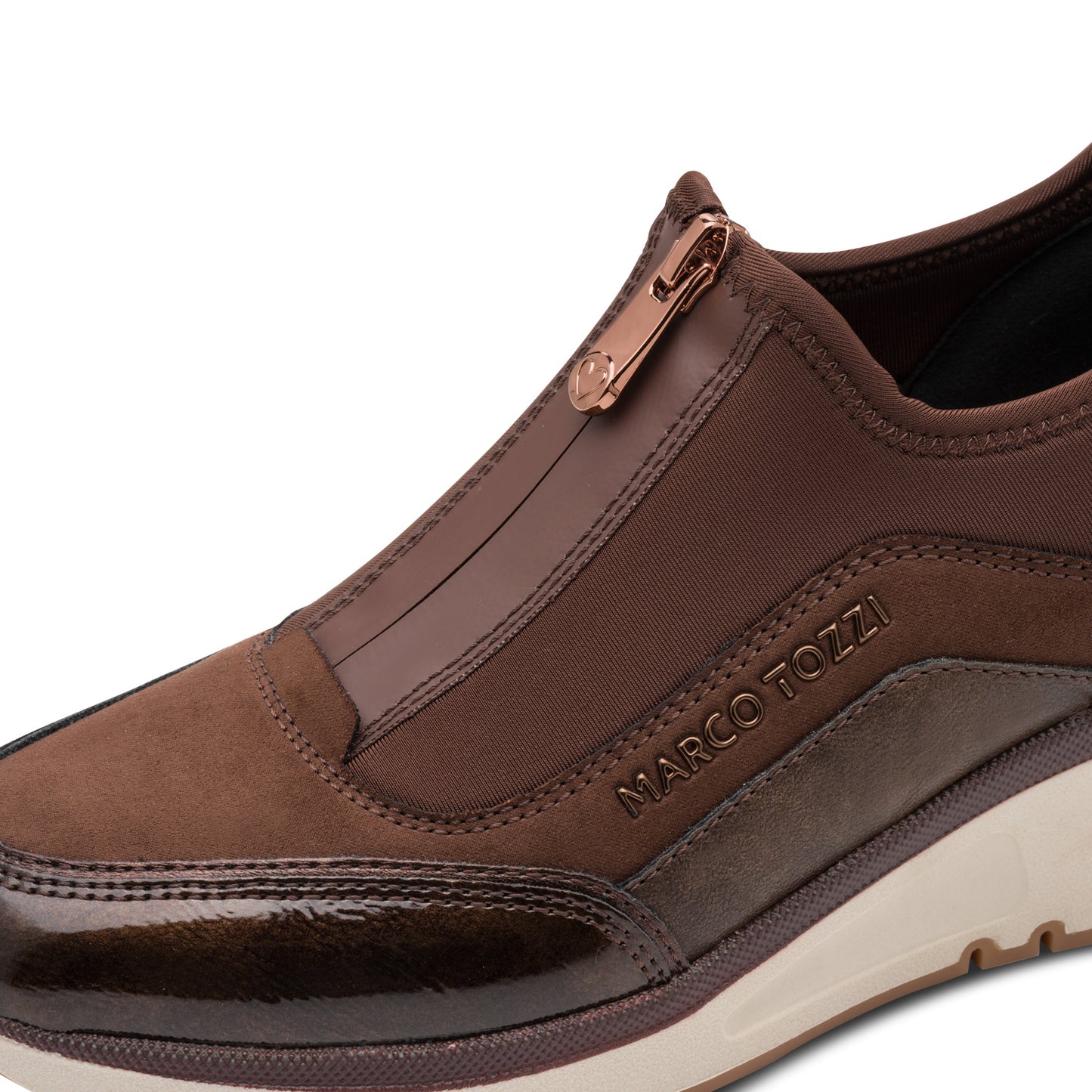 Marco Tozzi Wedge Trainer Chocolate