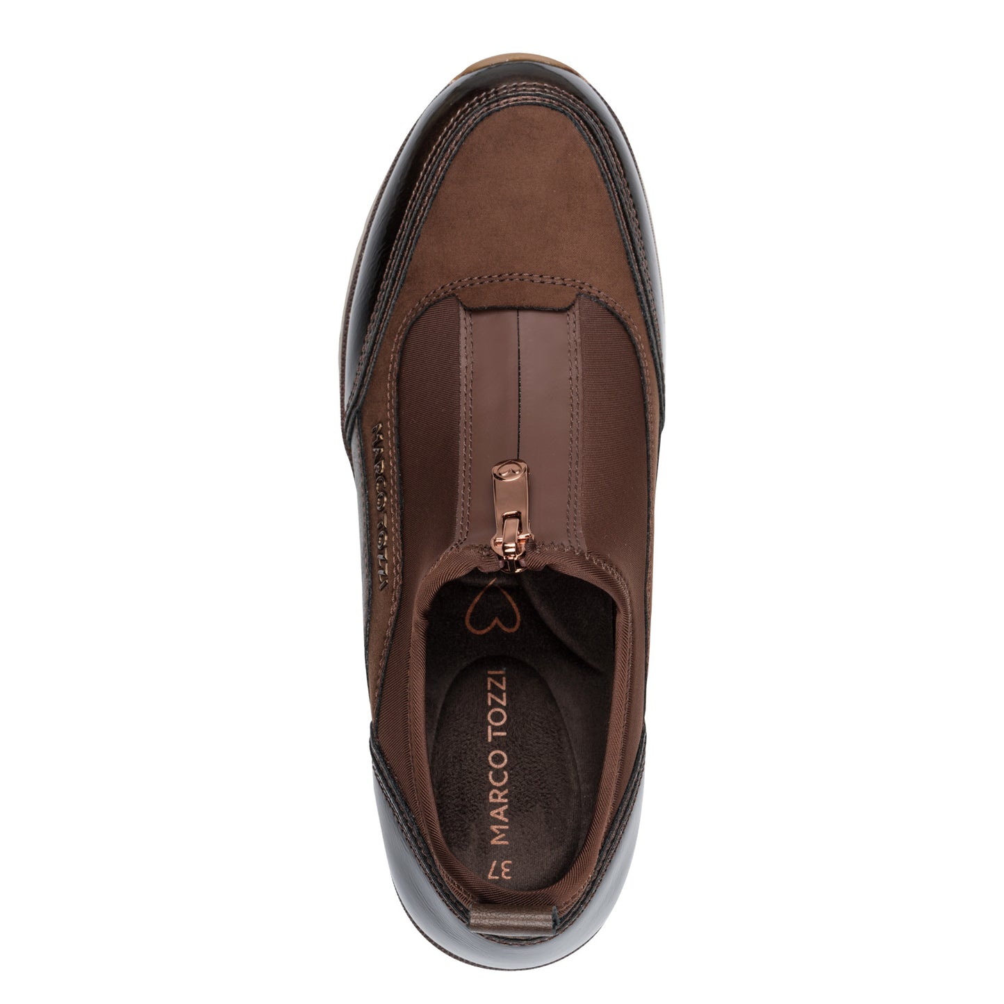 Marco Tozzi Wedge Trainer Chocolate
