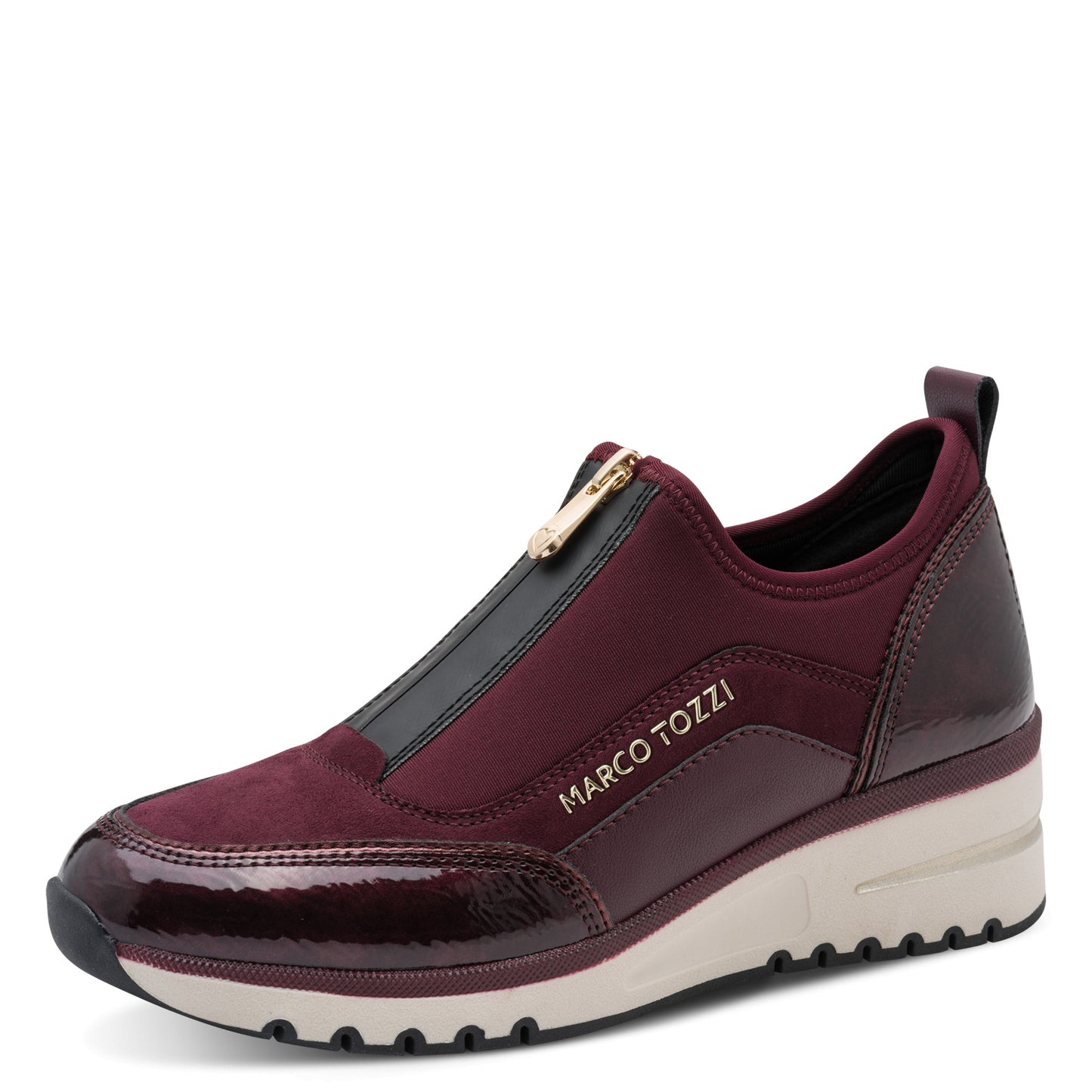 Marco Tozzi Wedge Trainer Mulberry