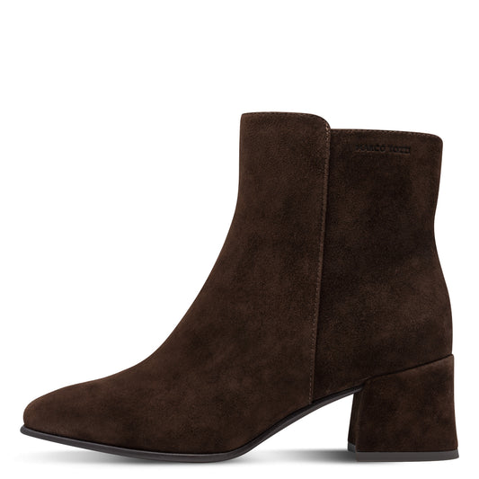 Marco Tozzi Suede Ankle Boot Mocca