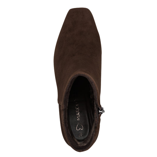 Marco Tozzi Suede Ankle Boot Mocca