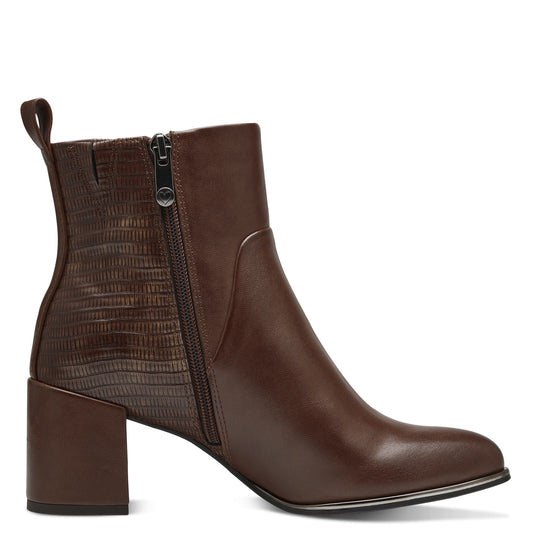 Marco Tozzi Ankle Boots- Cognac