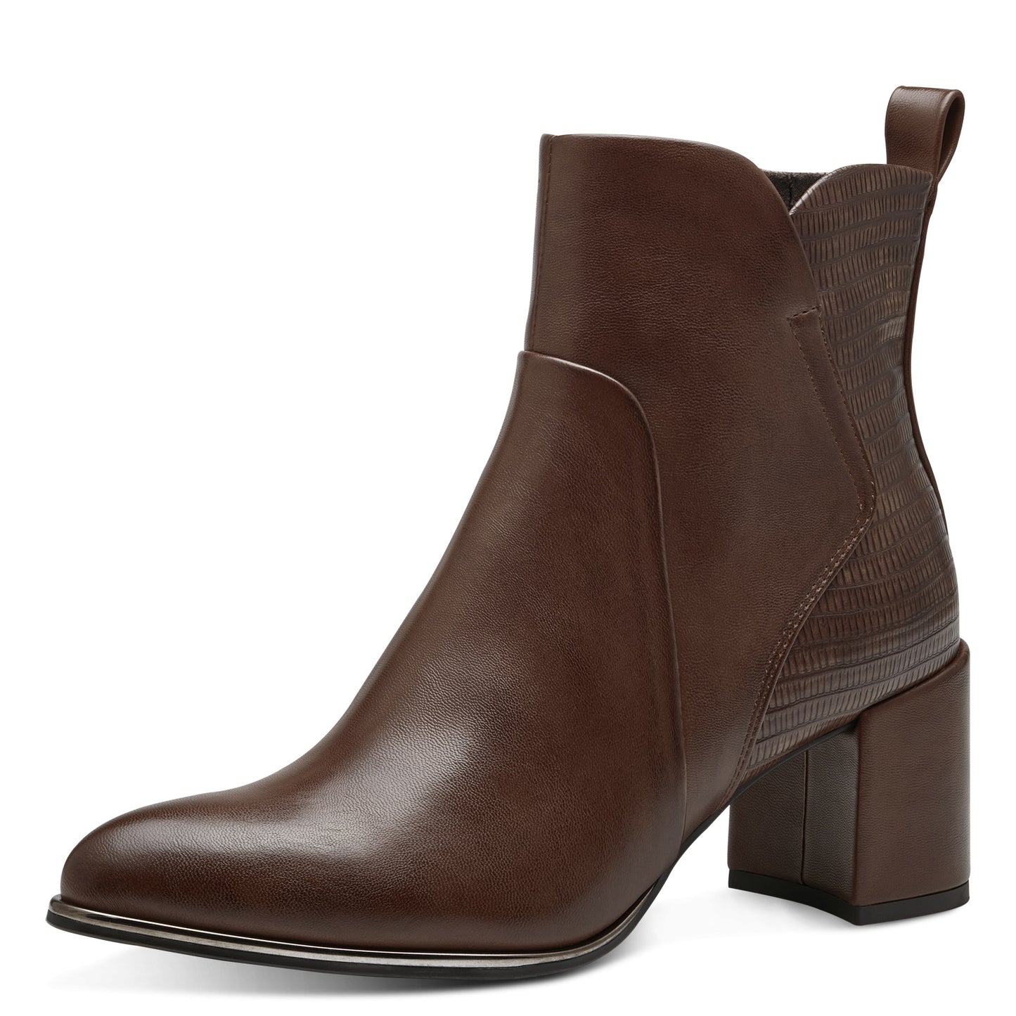 Marco Tozzi Ankle Boots- Cognac