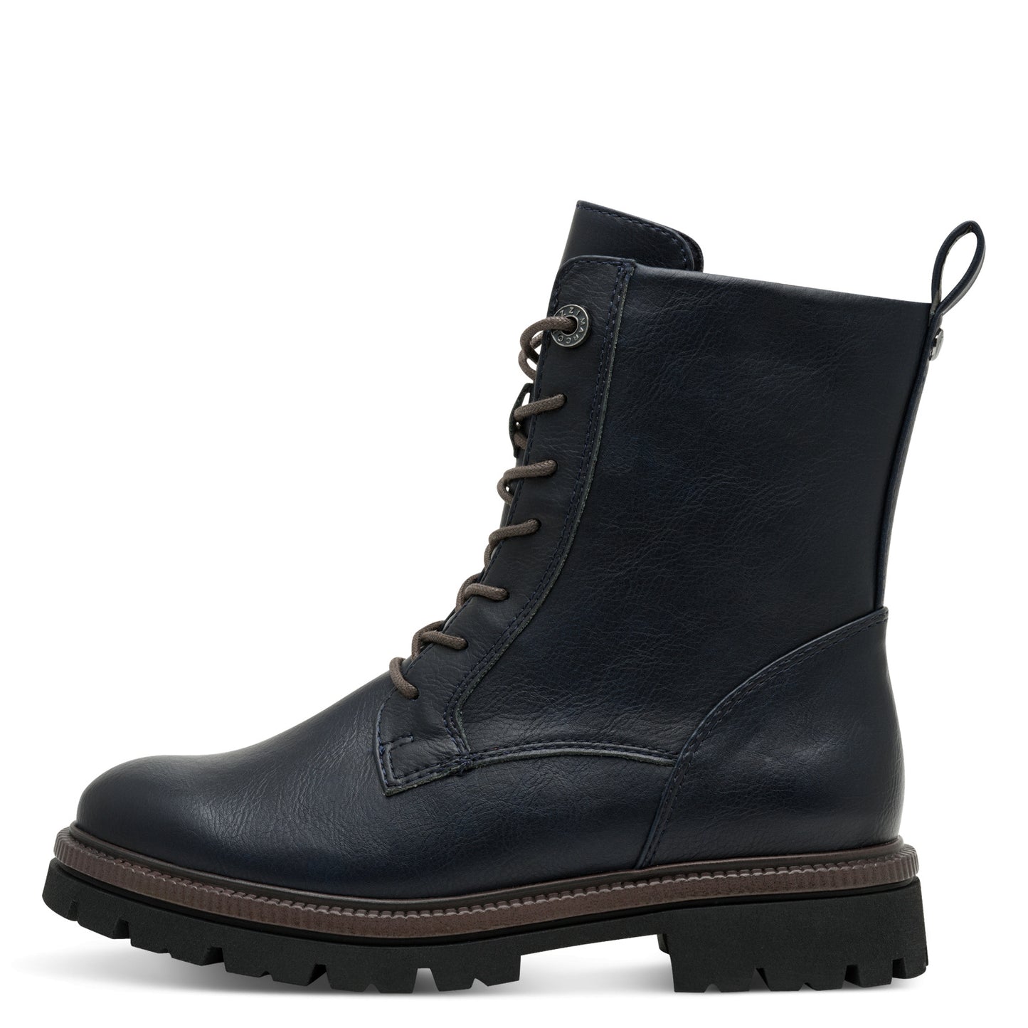Marco Tozzi Navy Lace Up Boot