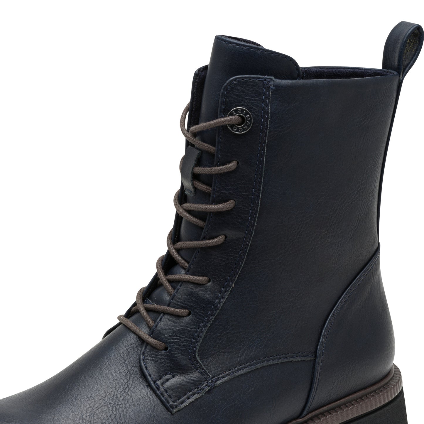 Marco Tozzi Navy Lace Up Boot