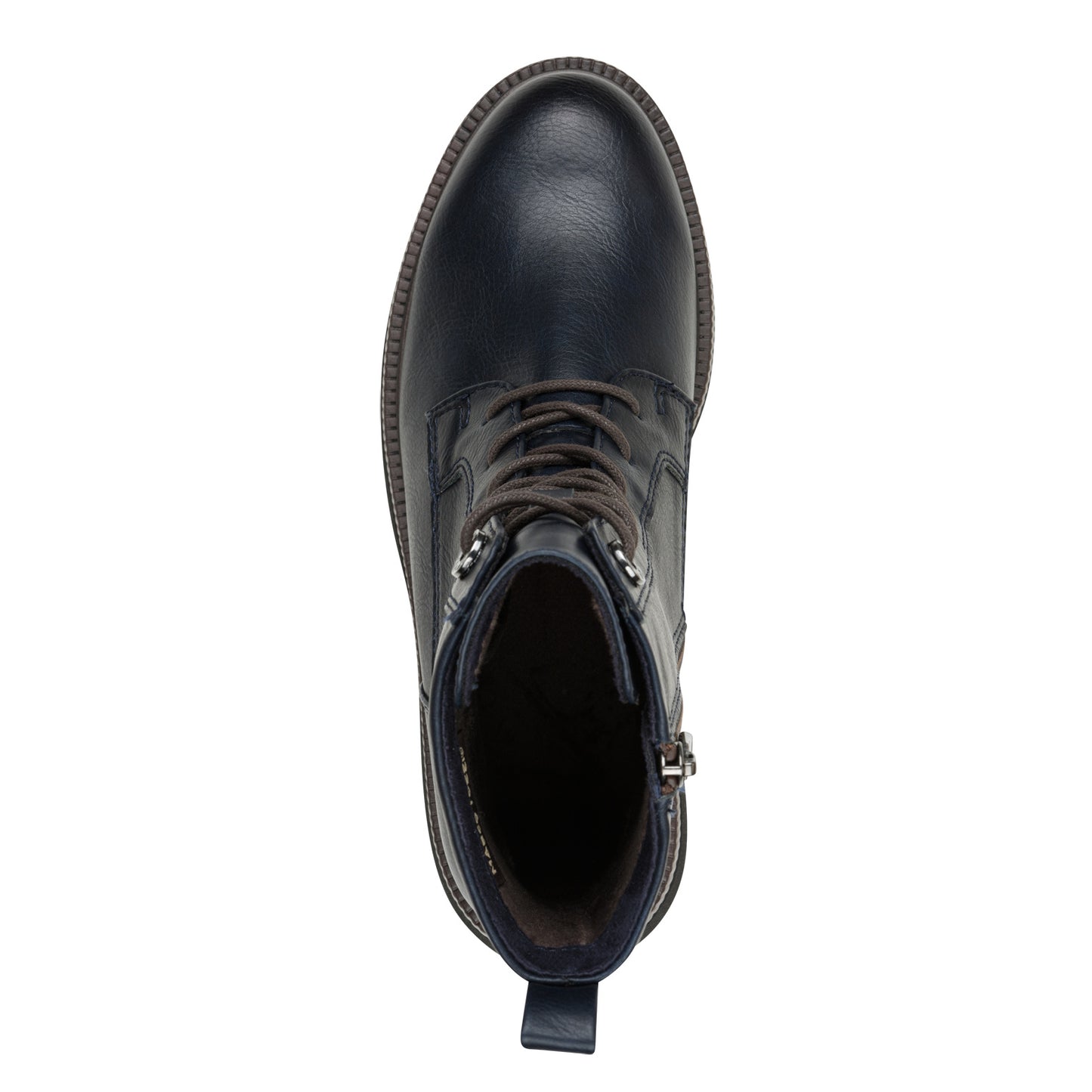 Marco Tozzi Navy Lace Up Boot