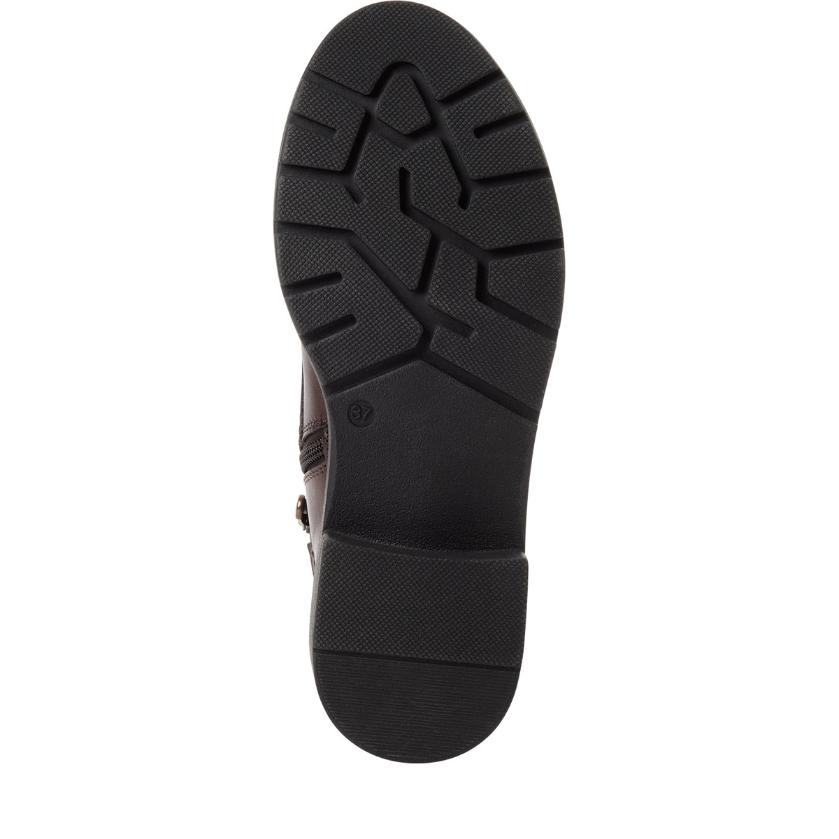 Marco Tozzi  Leather Lace Boot MOCCA