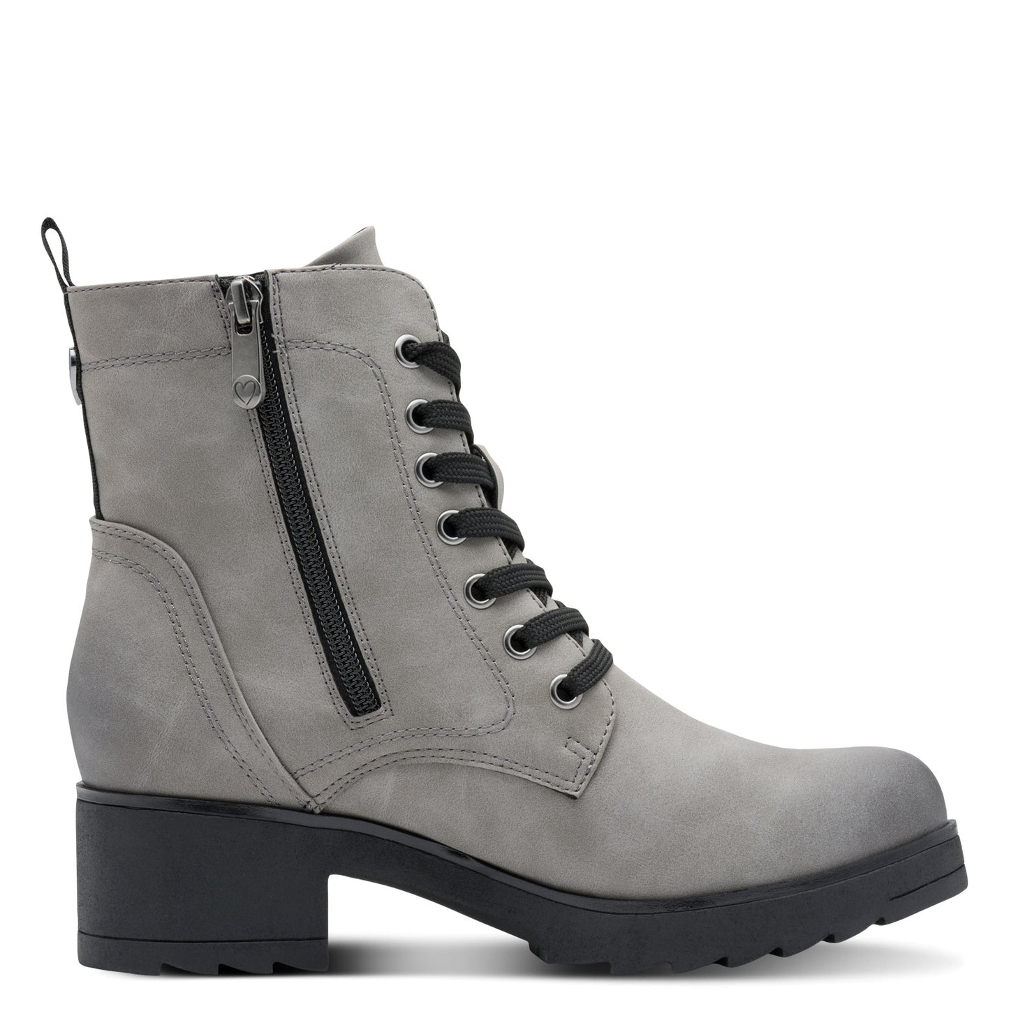 Marco Tozzi Grey Lace Up Boot