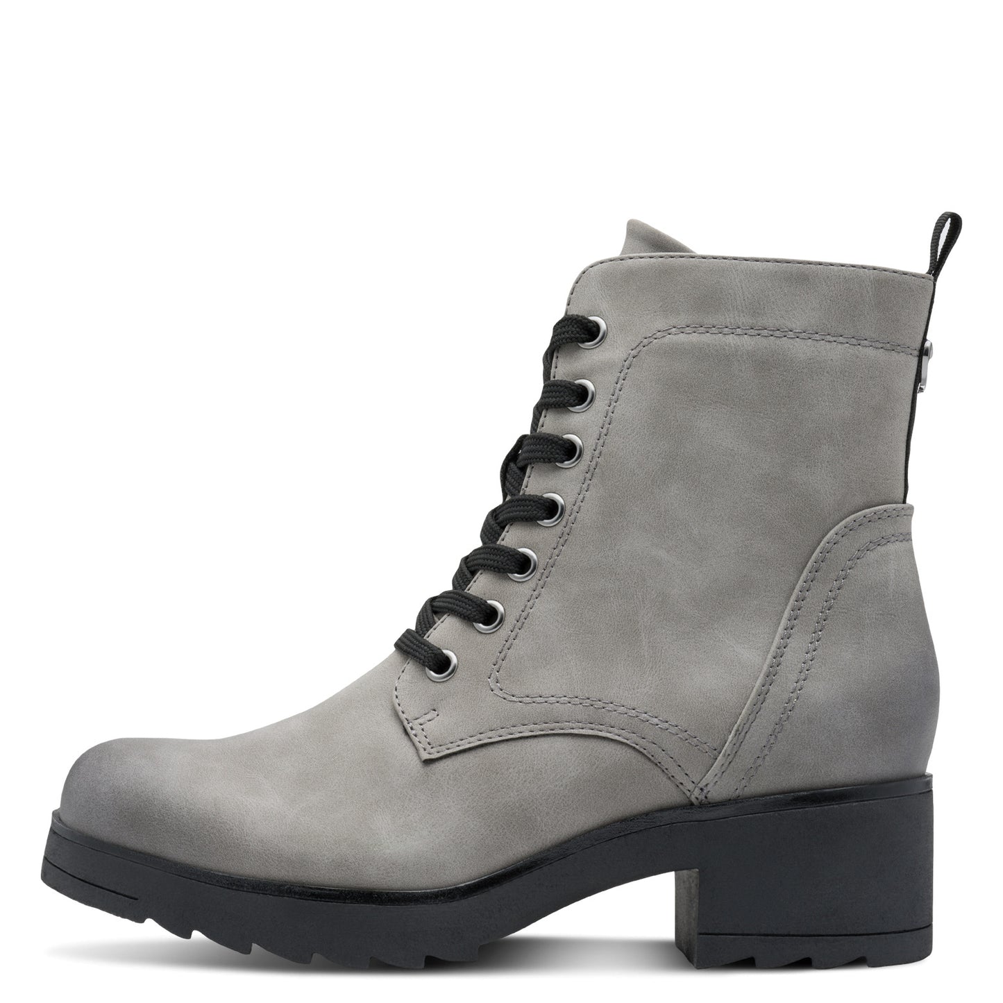 Marco Tozzi Grey Lace Up Boot