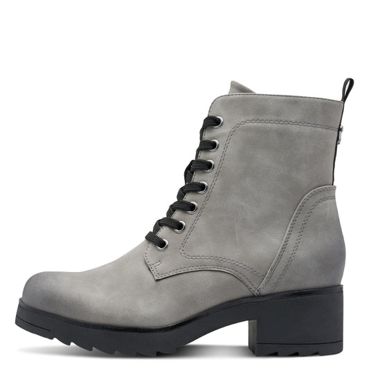Marco Tozzi Grey Lace Up Boot