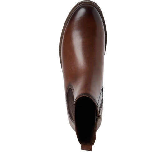 Marco Tozzi Leather Chelsea Boot
