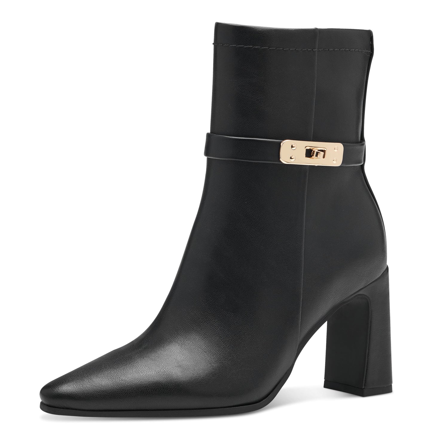 Marco Tozzi Heeled Boot- Black