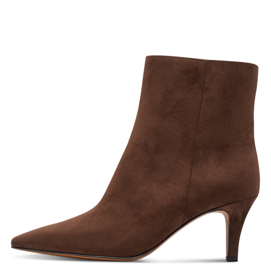Marco Tozzi Mid Heel Ankle Boot Choco