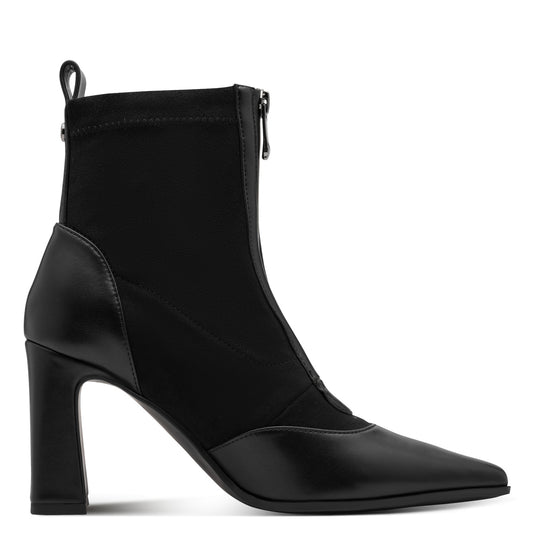 Marco Tozzi Mixed Fabric Boots Black