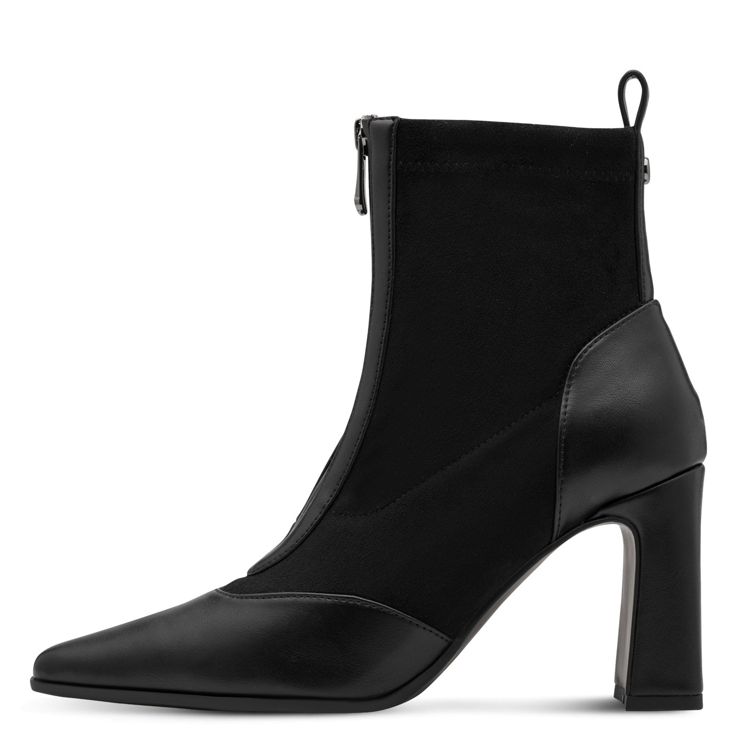 Marco Tozzi Mixed Fabric Boots Black