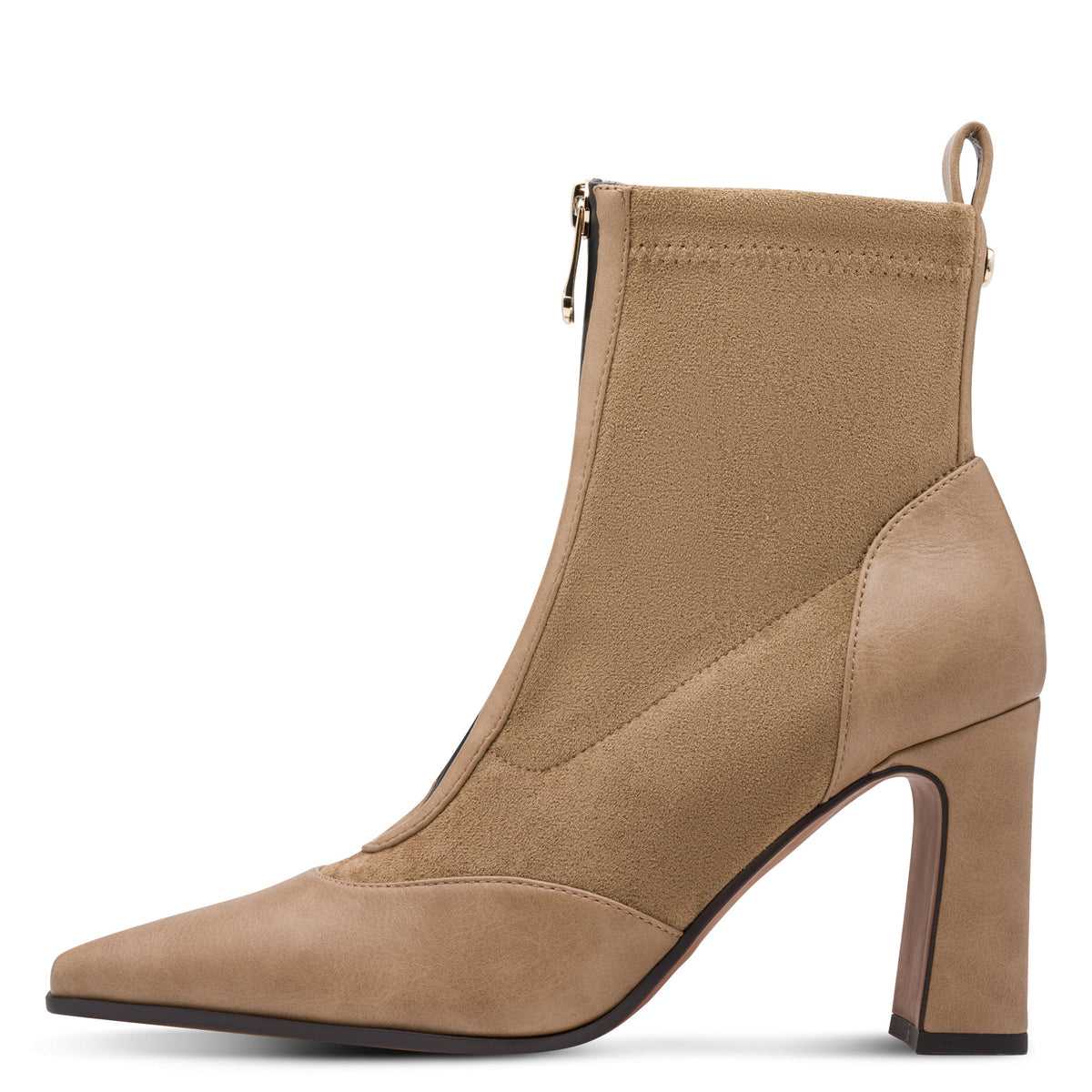 Marco Tozzi Mixed Fabric Boots Antelope