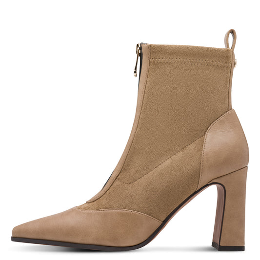 Marco Tozzi Mixed Fabric Boots Antelope