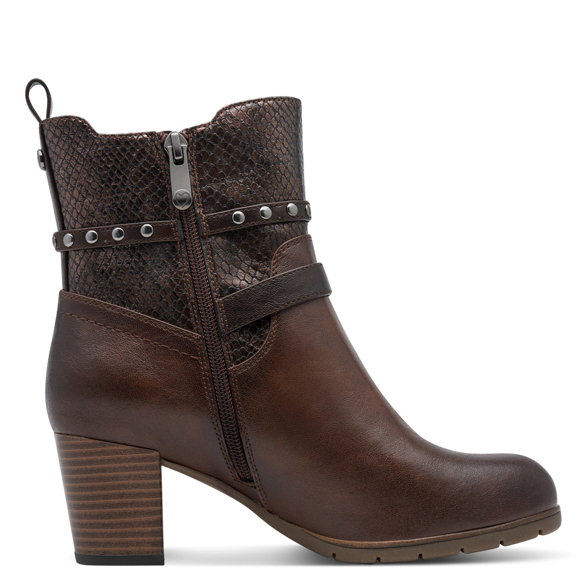 Merco Tozzi Stud Boots Brown