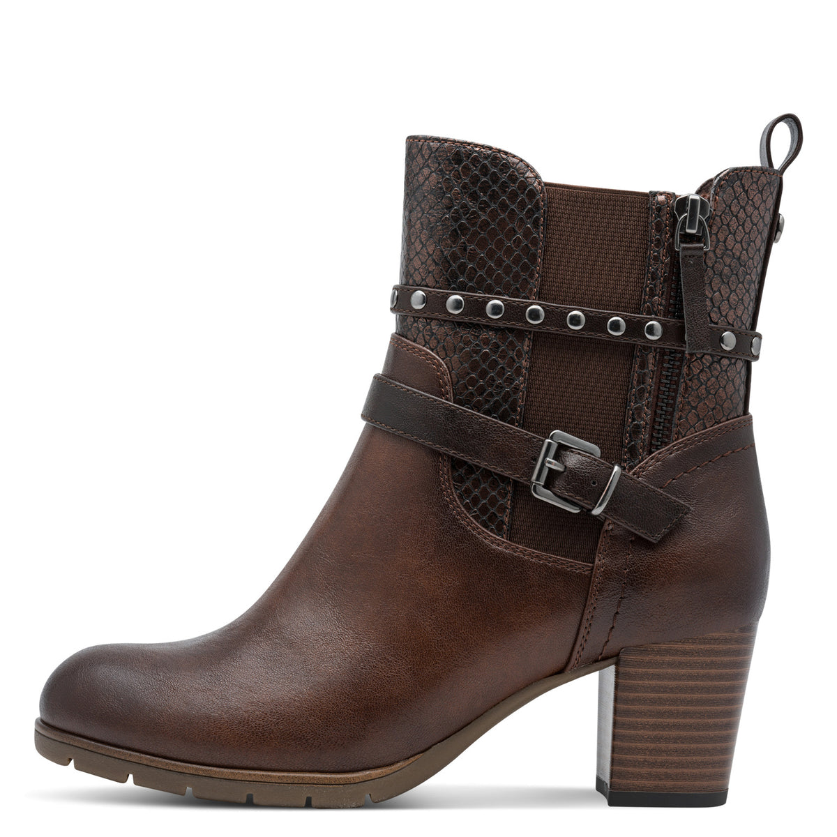 Merco Tozzi Stud Boots Brown