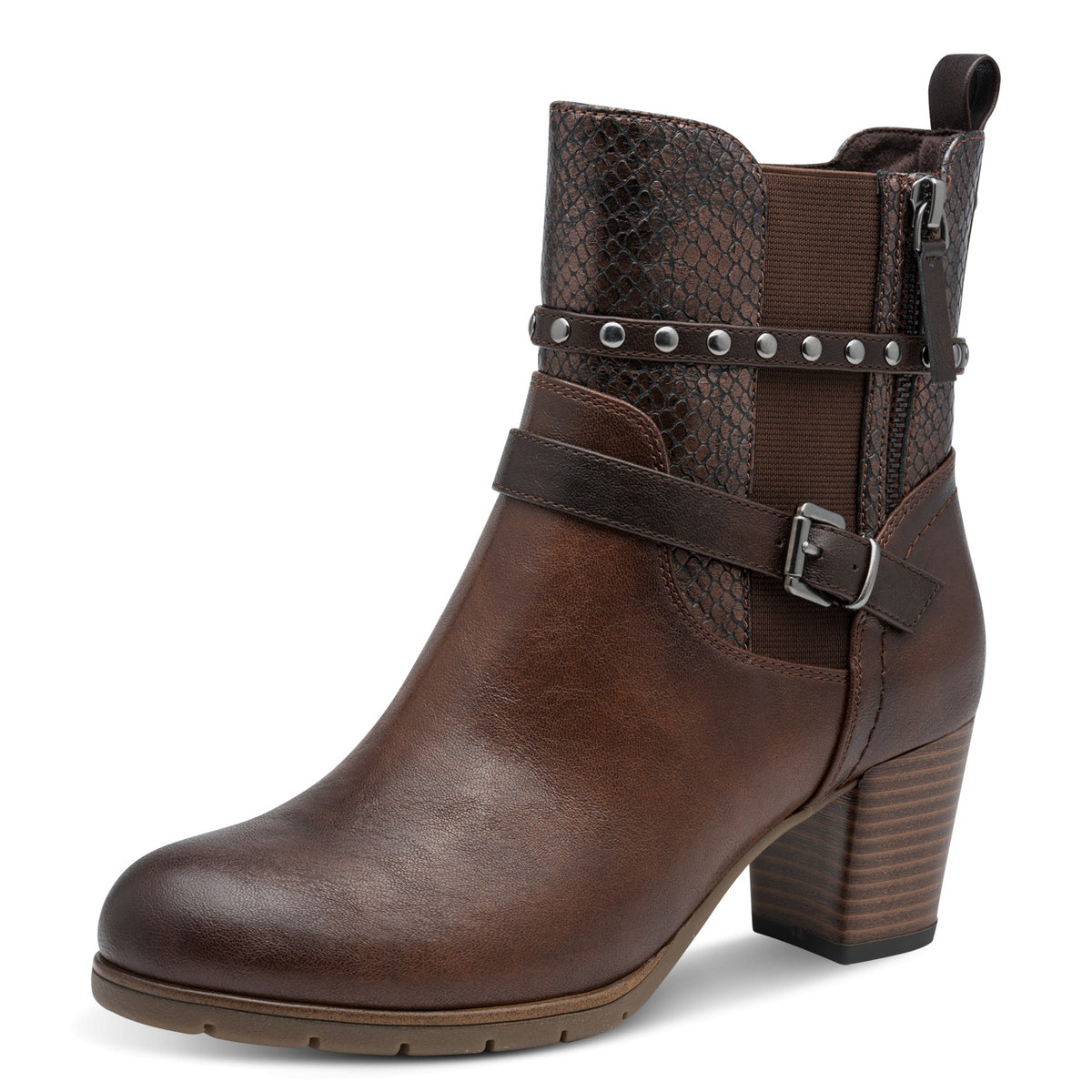 Merco Tozzi Stud Boots Brown