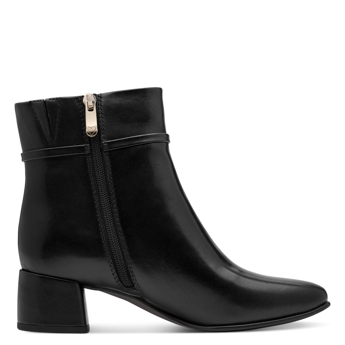 Marco Tozzi Black Leather Boot