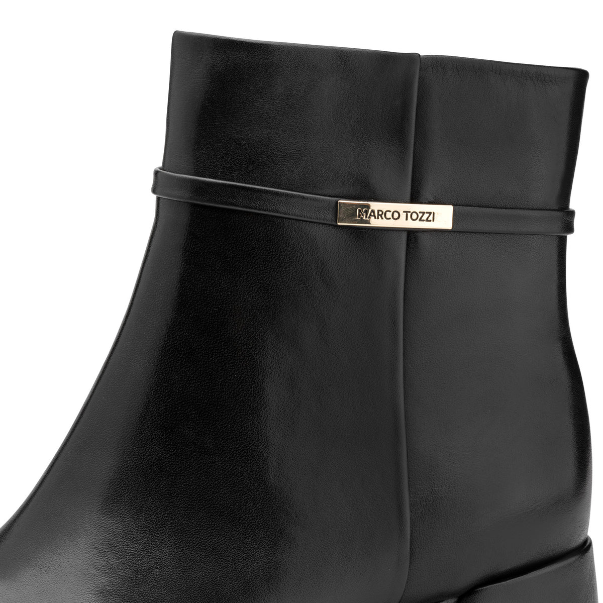 Marco Tozzi Black Leather Boot