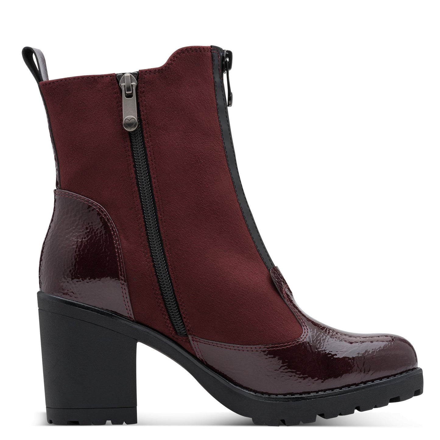 Marco Tozzi Mocca Zip Heel