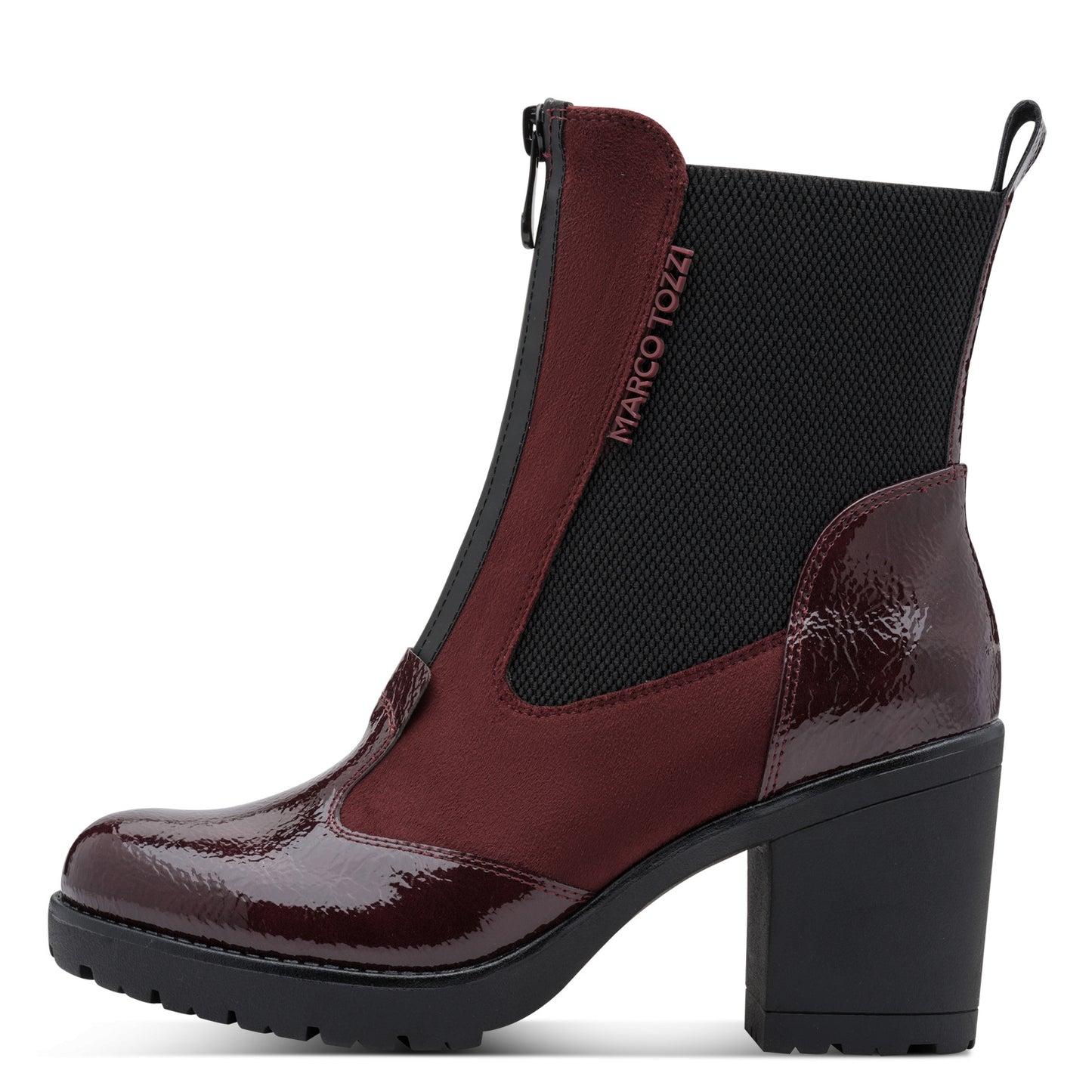 Marco Tozzi Mocca Zip Heel