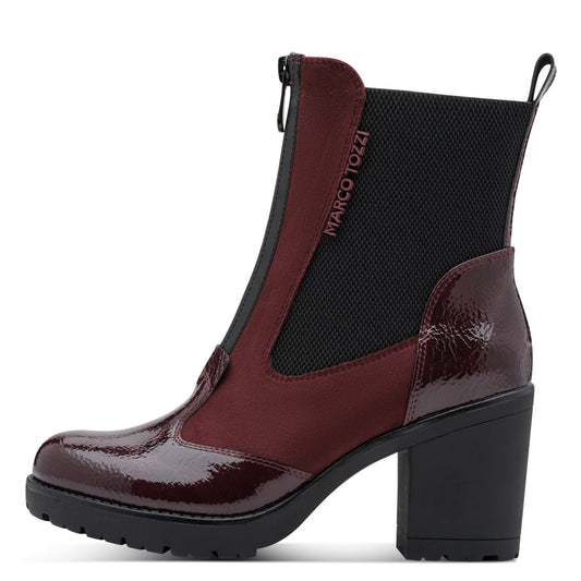 Marco Tozzi Mocca Zip Heel