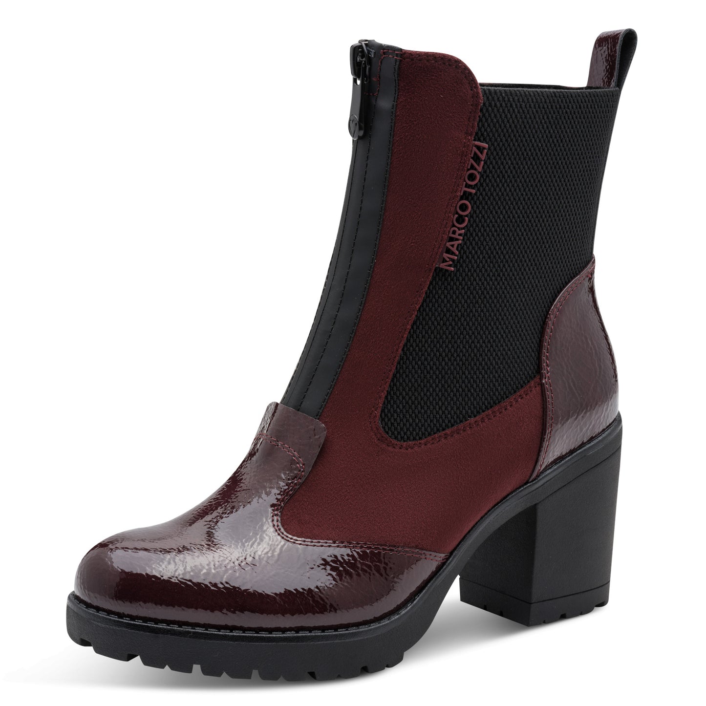 Marco Tozzi Mocca Zip Heel
