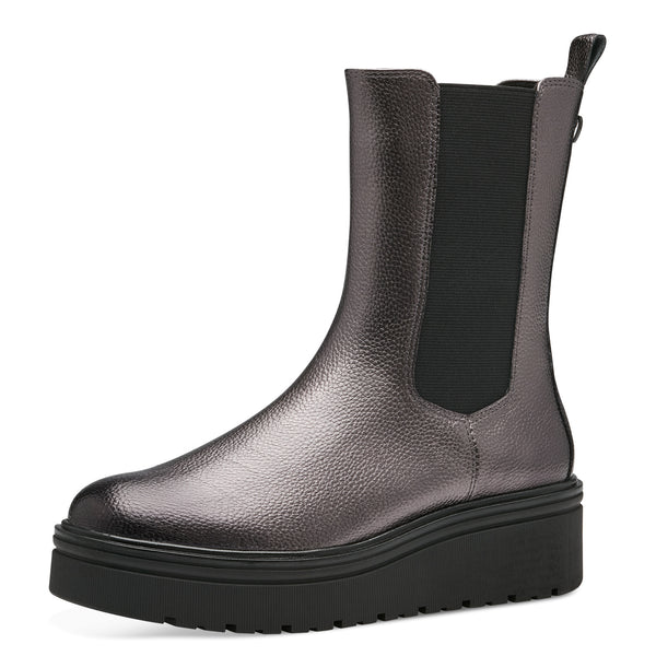 Marco Tozzi Tall Chelsea Boot Boot - Pewter