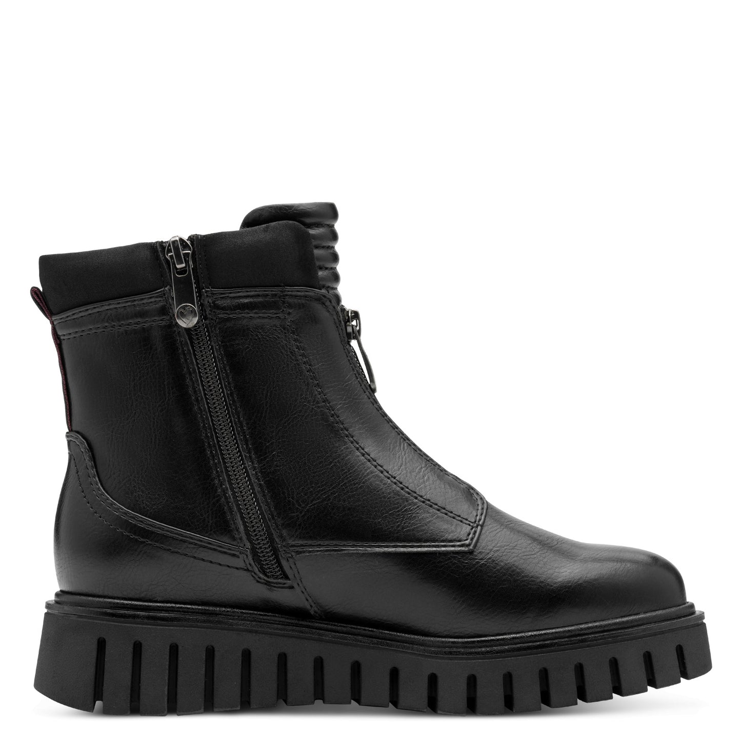 Marco Tozzi Wedge Zip Boot Black