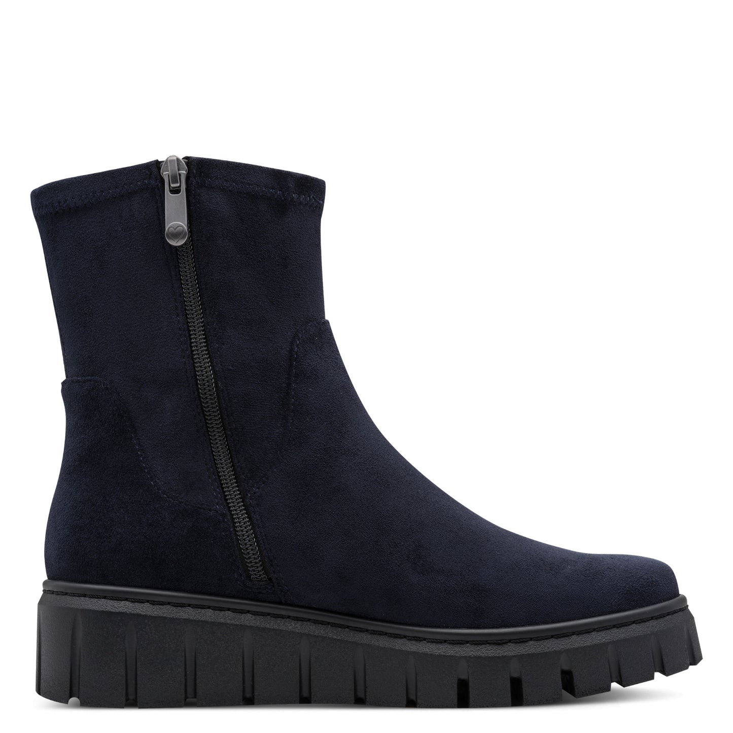 Marco Tozzi Navy Sock Boot