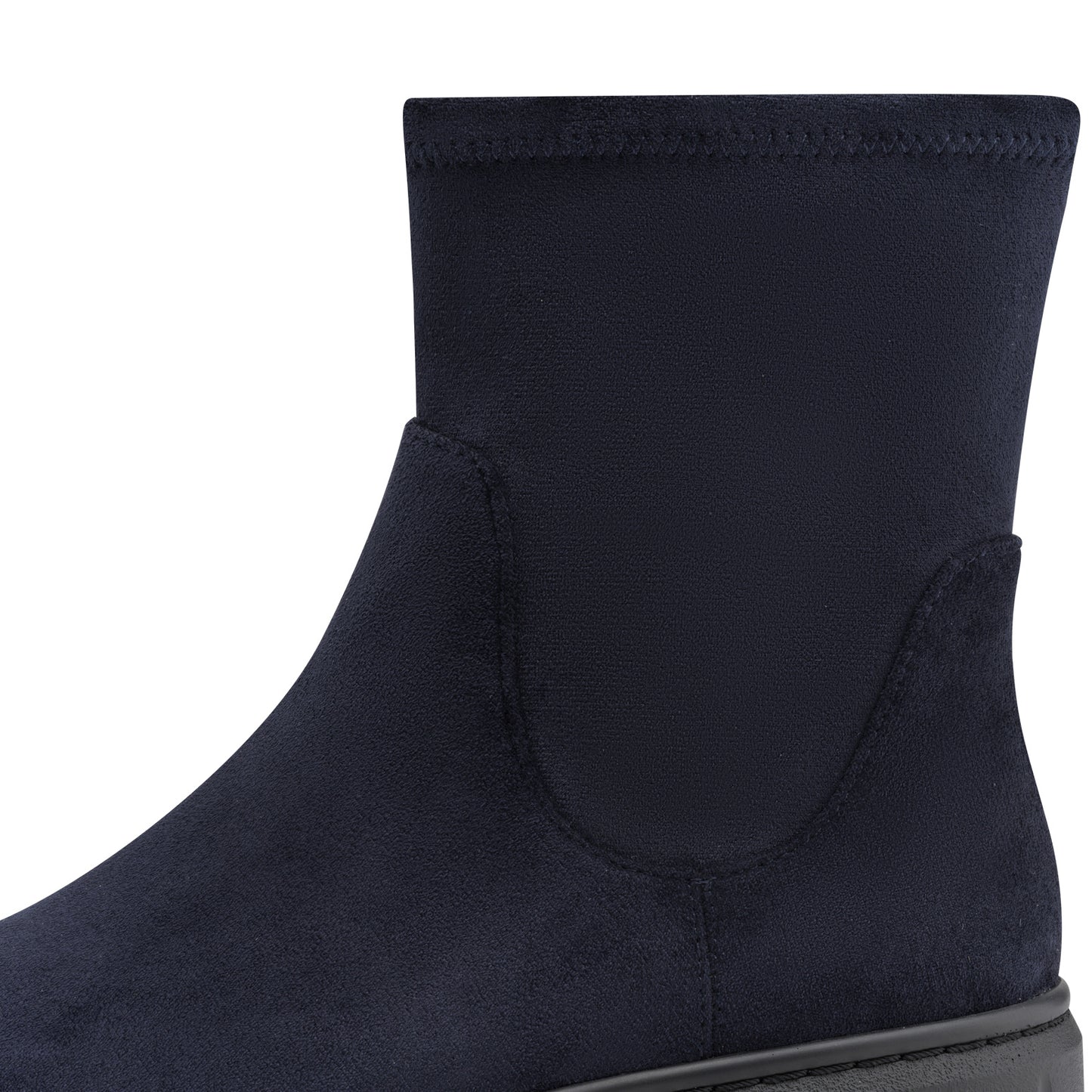 Marco Tozzi Navy Sock Boot