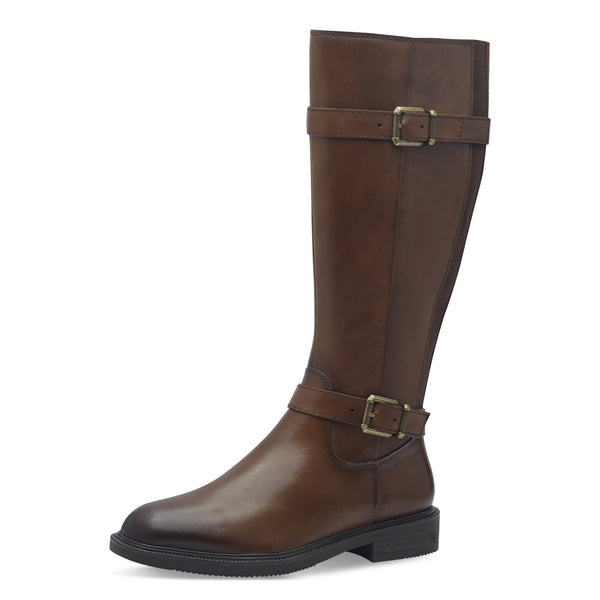 Marco Tozzi High leg Boot Cognac