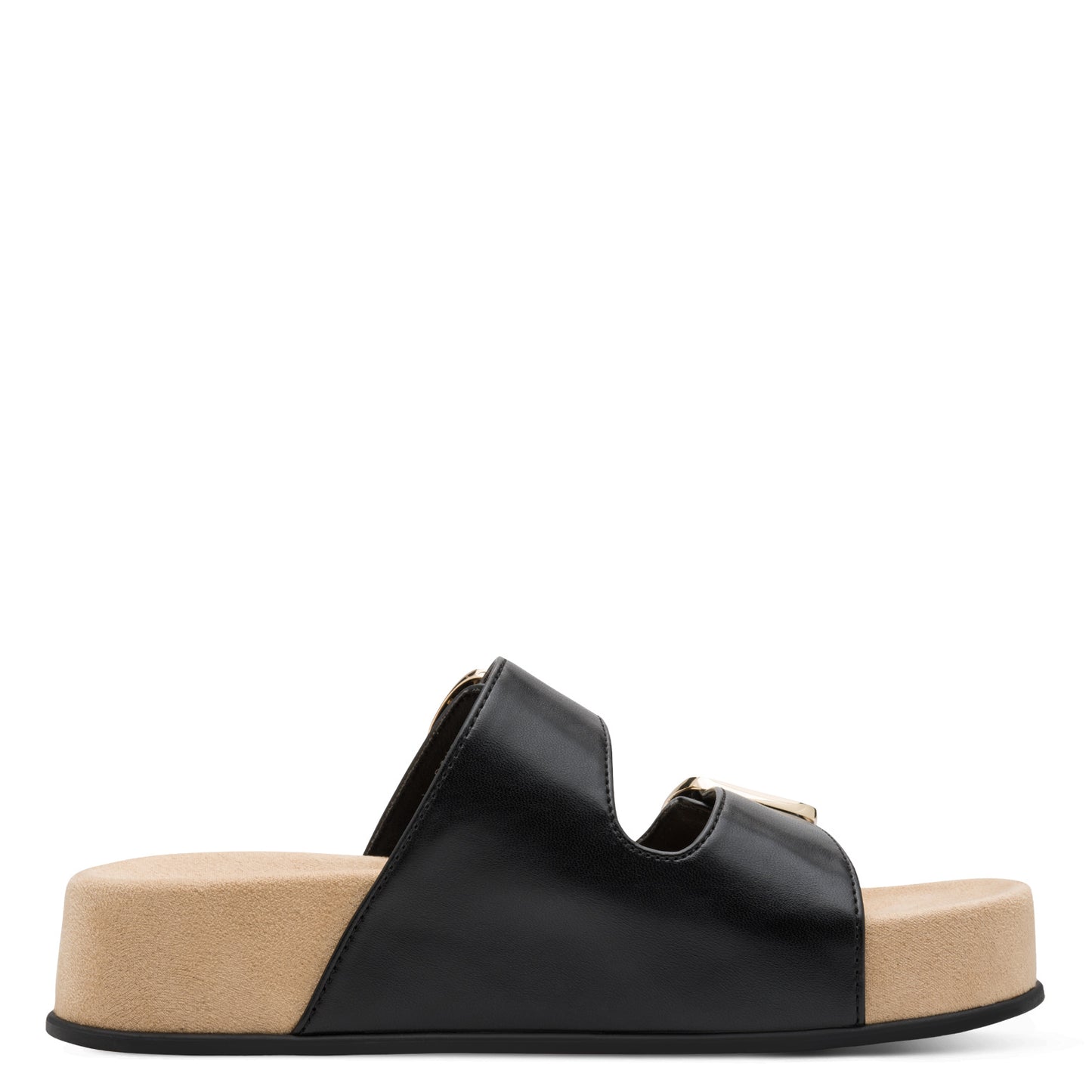Marco Tozzi 2 Strap Sandal Black