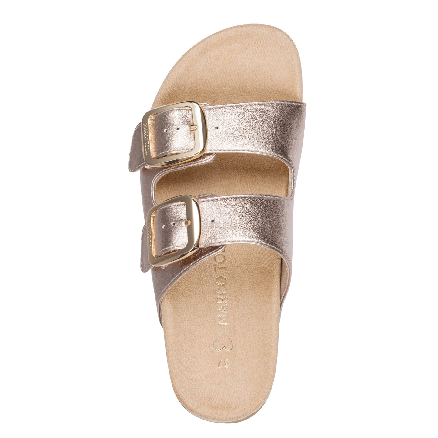 Marco Tozzi 2 Strap Sandal Platnium