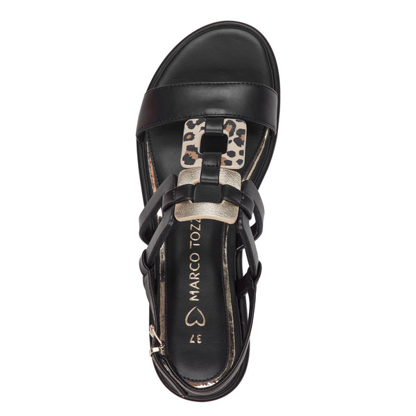 Marco Tozzi Leopard Sandal