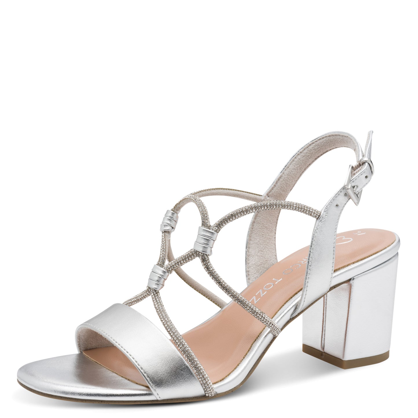 Marco Tozzi Silver Sandal