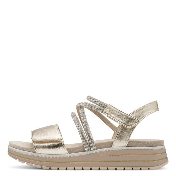 Marco Tozzi Gold Balance Sandal
