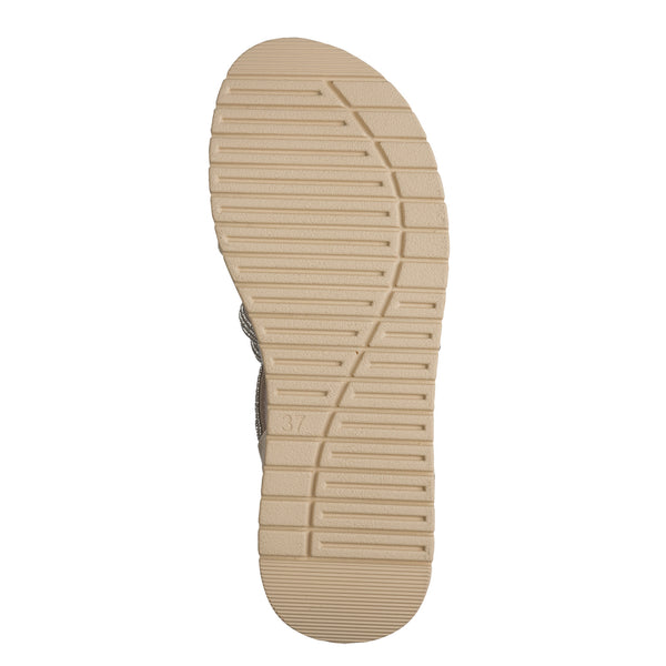 Marco Tozzi Gold Balance Sandal