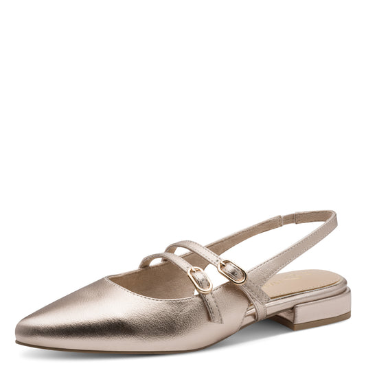 Marco Tozzi Sling Back Shoe Platinum