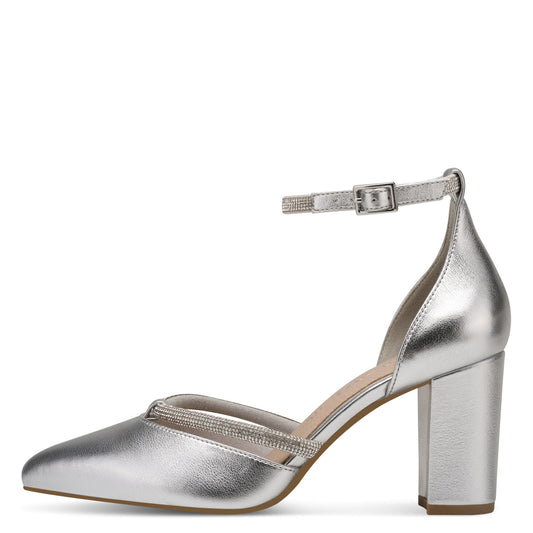 Marco Tozzi Block Heel Diamante Shoe