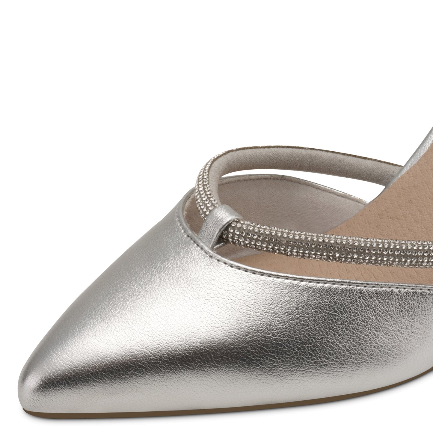 Marco Tozzi Block Heel Diamante Shoe
